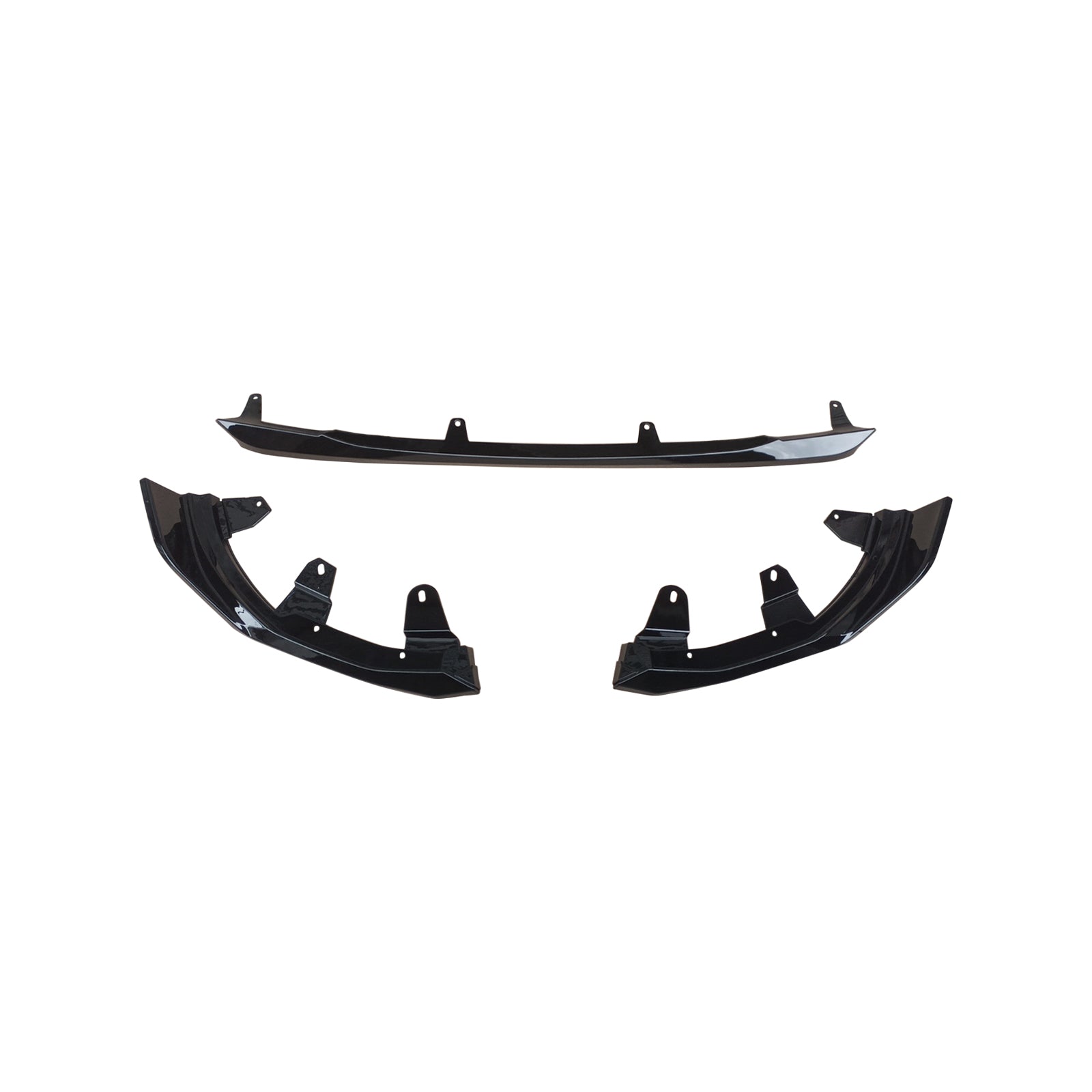 For 2022-2025 BMW G42 230i M240i Performance Style Front Bumper Lip Spiltter Gloss Black