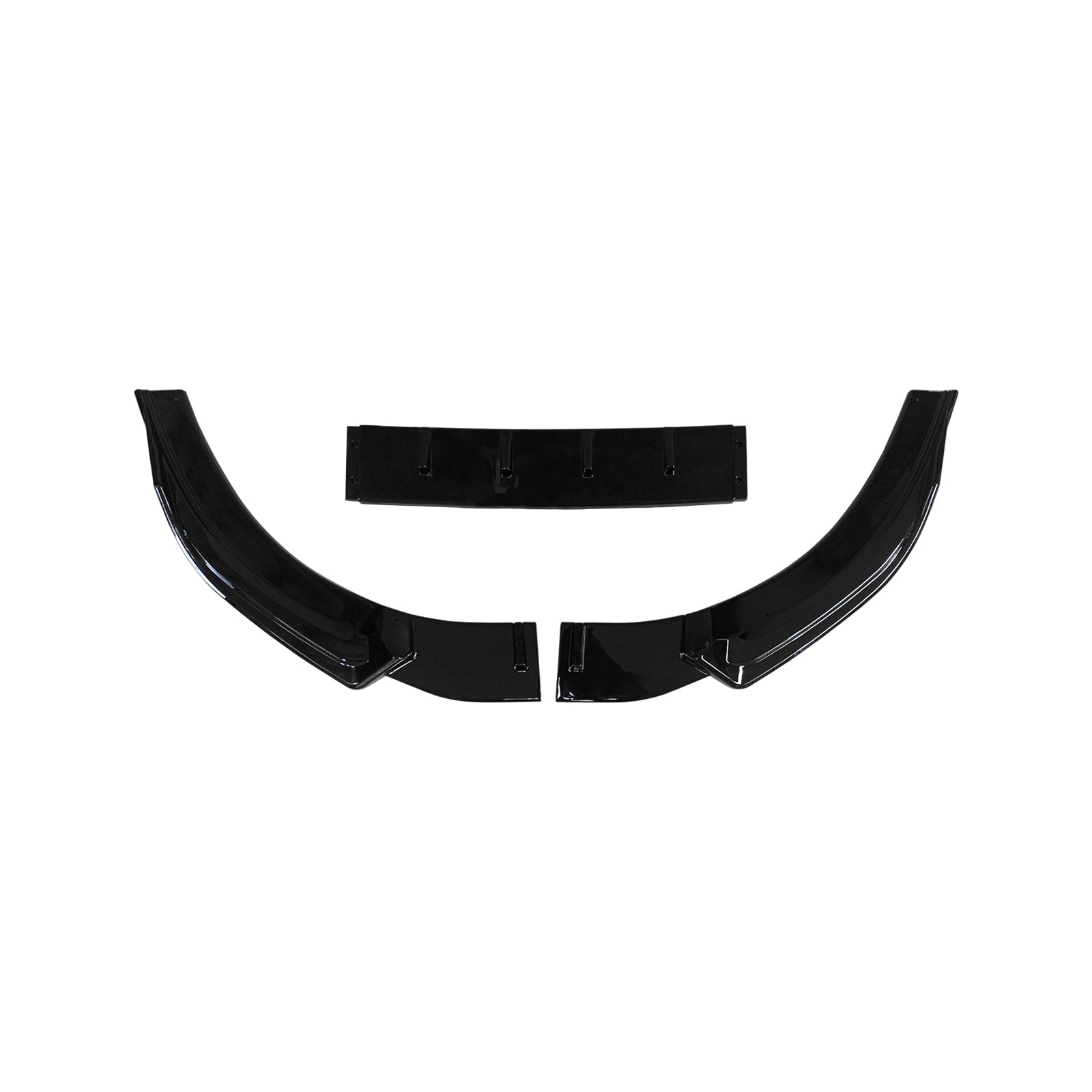 MMO For 2024-2025 VW Golf 8.5 Rline GTI Front Lower Spoiler Lip Splitter Gloss Black