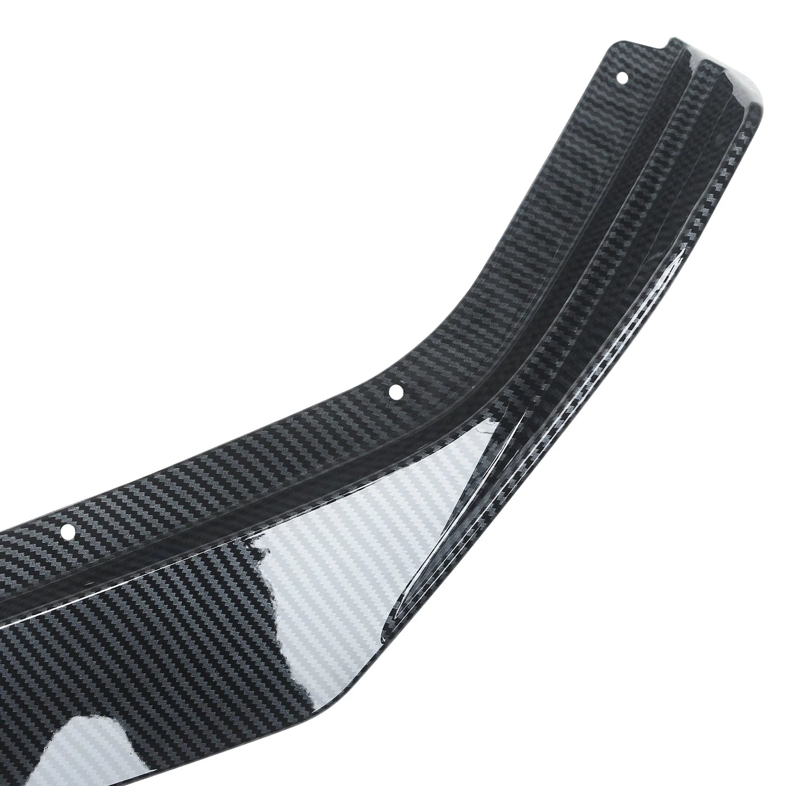 For 2020-2024 Chevy Corvette C8 Lower Bumper Splitter Painted 2PCs Front Lip Carnon Fibre Look