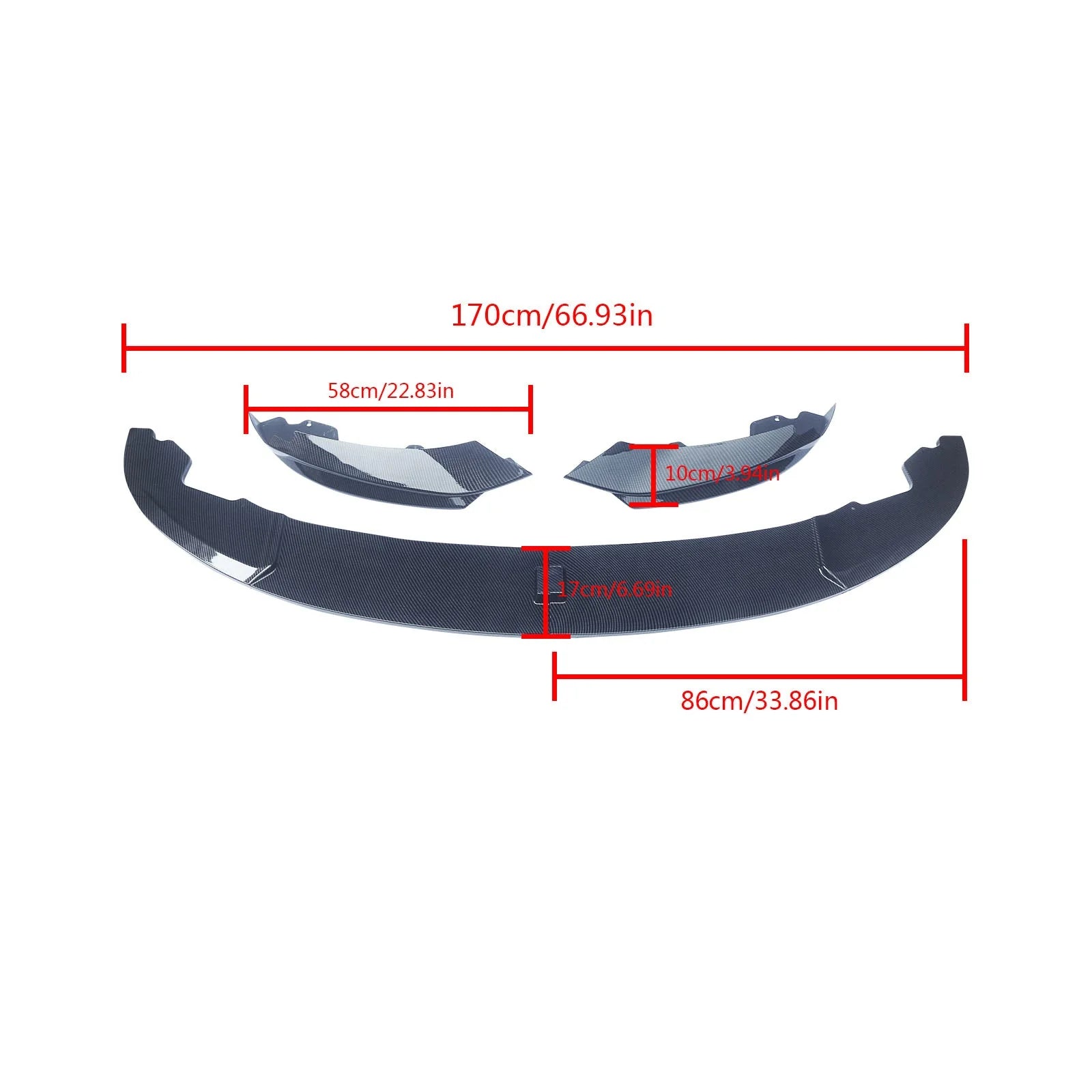 MMO For 2014-2020 BMW F32 F33 F36 4 Series M Sport Performance Front Bumper Lip Spoiler