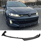 MMO Front Bumper Lip Splitter For VW Golf MK7 MK7.5 R GTD GTI TSI TDI 2013-2020