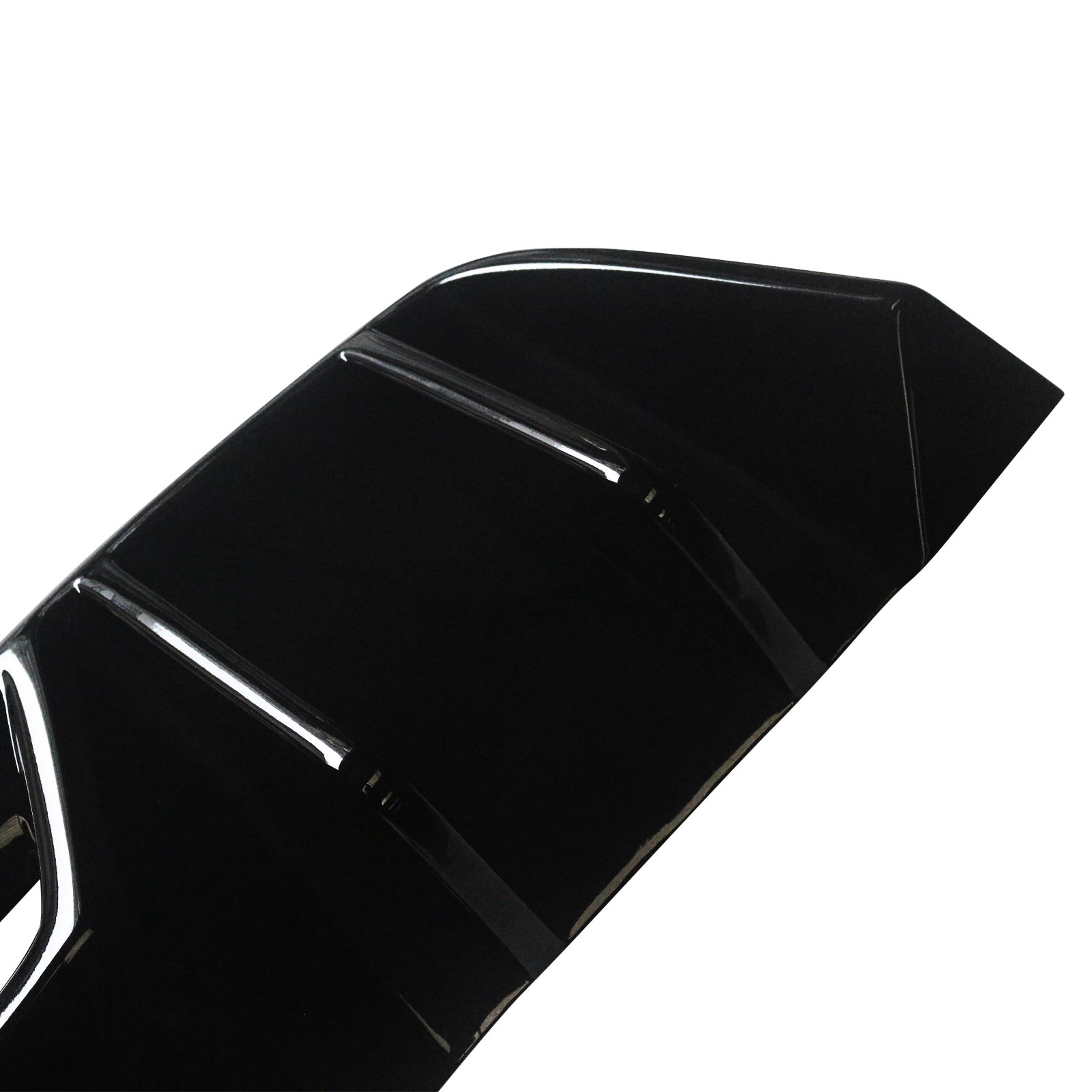 Rear Diffuser For 15-17 Ford Mustang HN Style Rear Bumper Lip Gloss Black