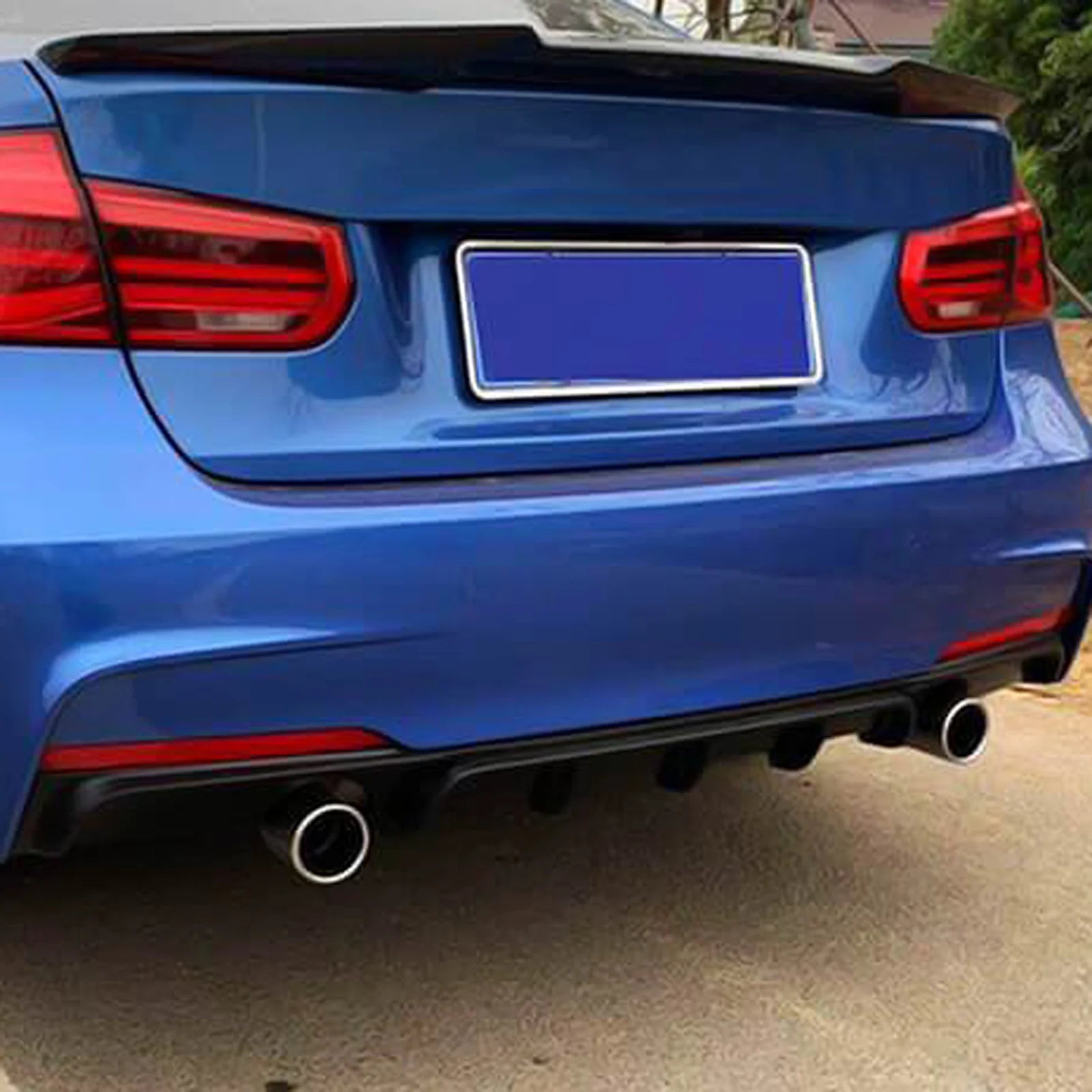 MMO For 2012-2018 BMW 3 Series F30 M Sport Rear Diffuser Lower Bumper Diffuser Rear Lip