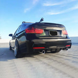 MMO For 2012-2018 BMW 3 Series F30 M Sport Rear Diffuser Lower Bumper Diffuser Rear Lip