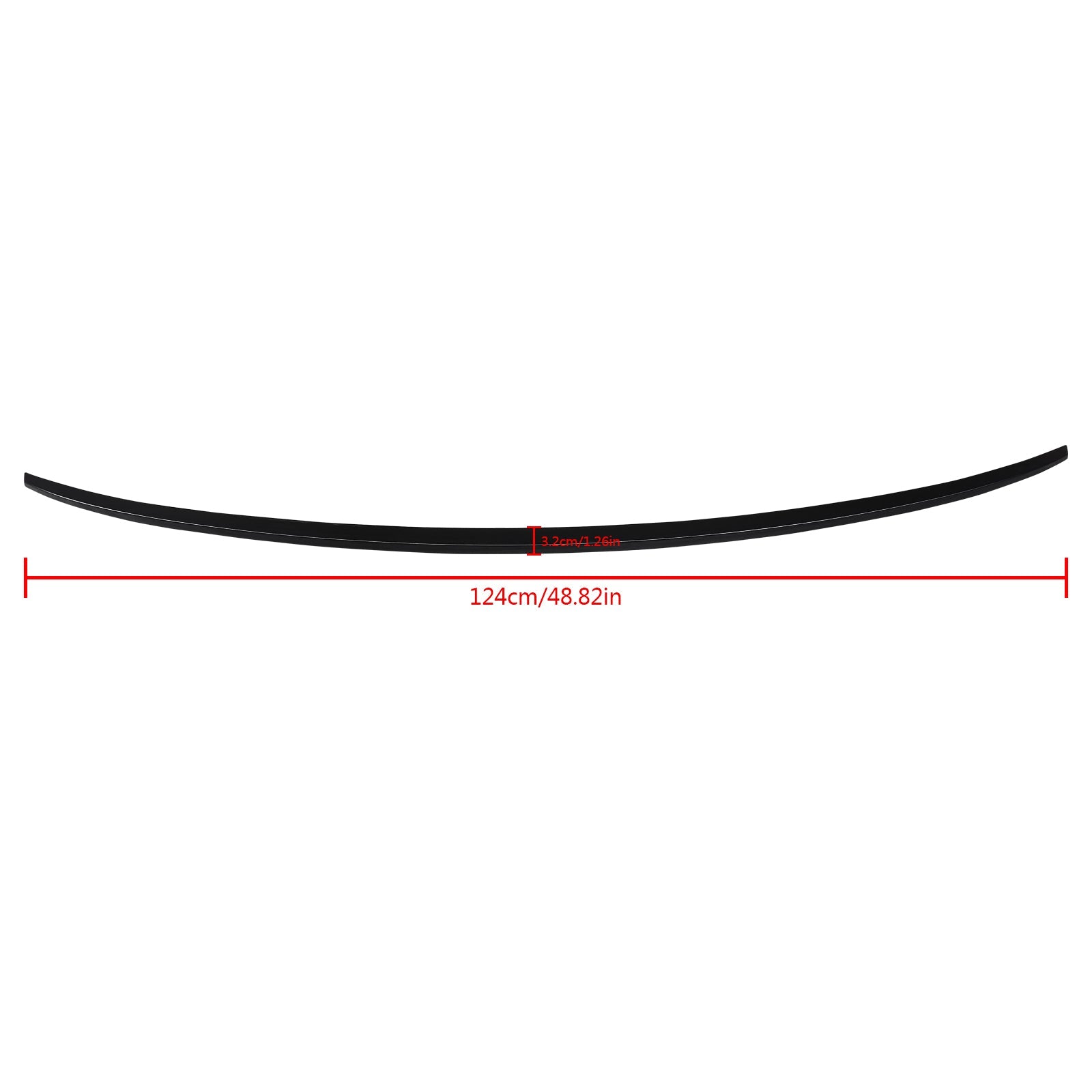 MMOMOTORSPORT Rear Spoiler For 2012-2018 Audi A6 C7 ABS Painted Rear Trunk Spoiler Wing