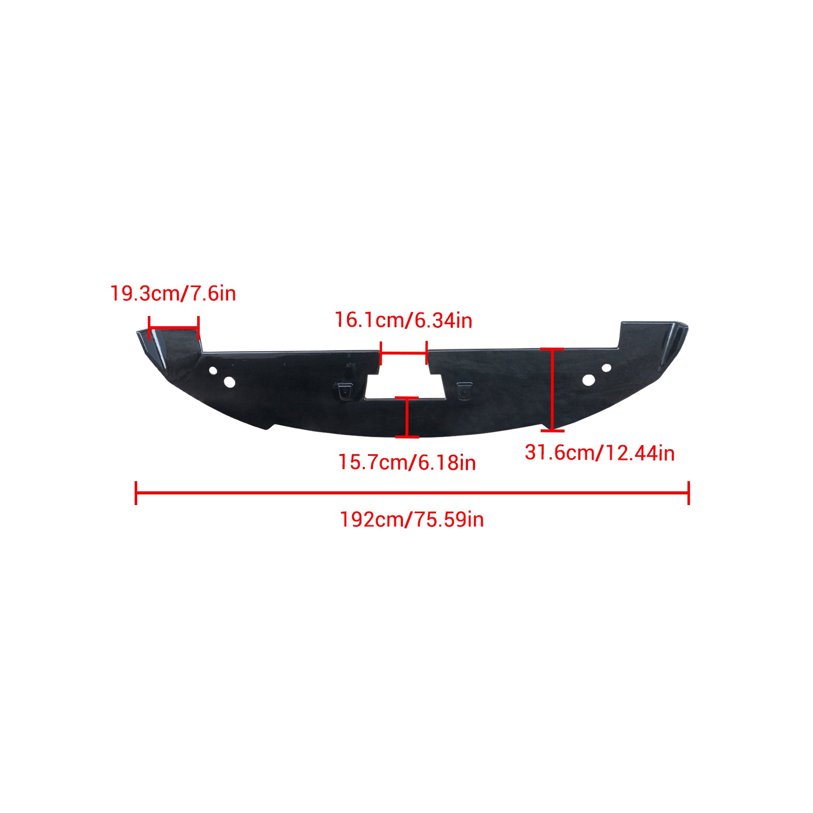 Front Lip for Range Rover Sport L494 2018 2019 2020 2021 2022 LM STYLE Front Bumper Lip Splitter Gloss Black