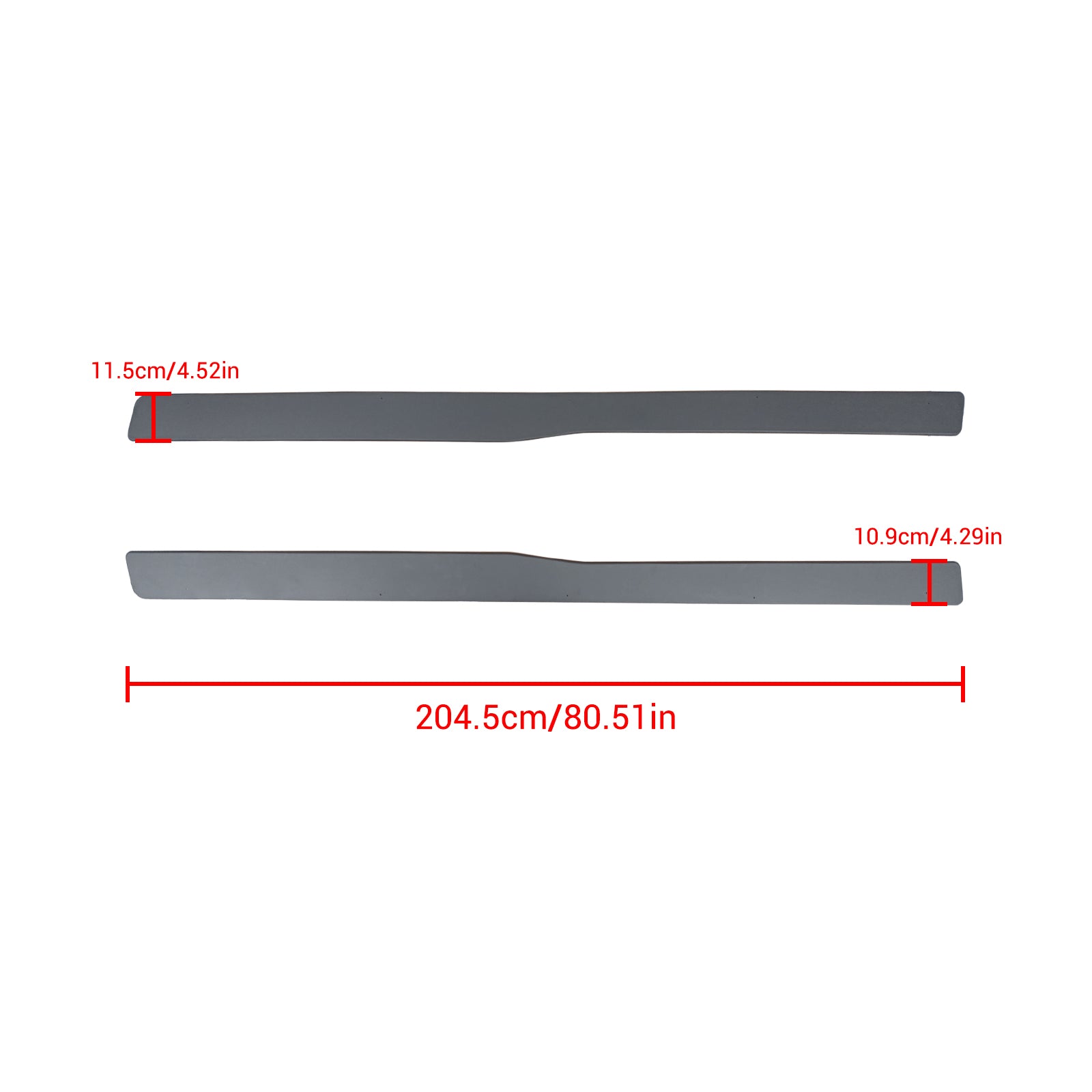 For BMW F80 M3 F82 M4 Side Skirts M Performance Style 2013-2018 Matte Black