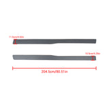 For BMW F80 M3 F82 M4 Side Skirts M Performance Style 2013-2018 Matte Black