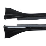MMOMOTORSPORT Side Skirts For 2022 2023 2024 Honda Civic 11th Gen ABS Side Rocker Panel Extension Lips