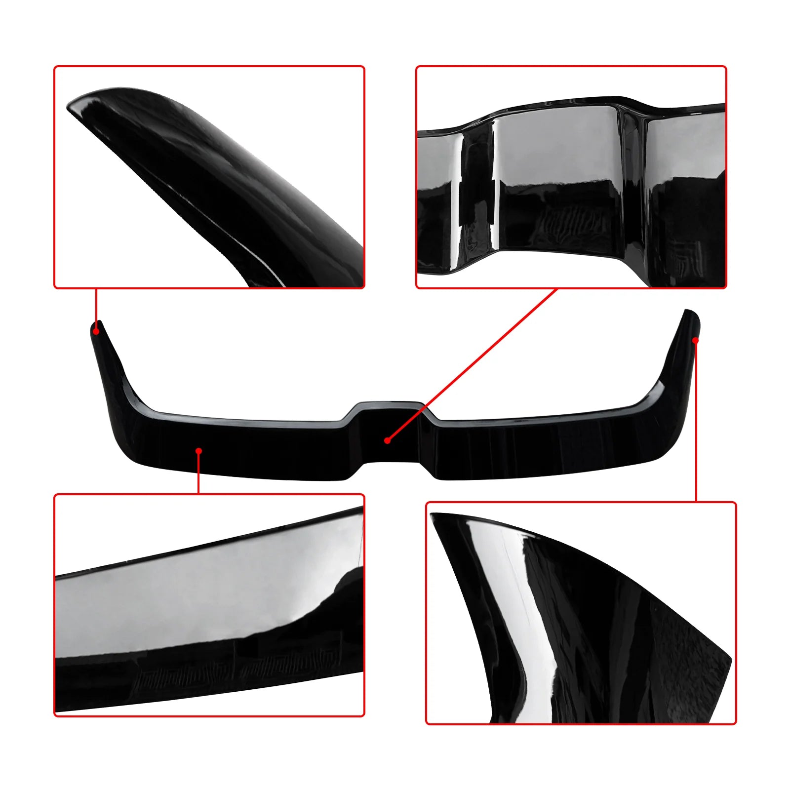 MMO For Audi A3 S3 RS3 8V Oettinger Style Rear Boot Roof Spoiler 2013-2020