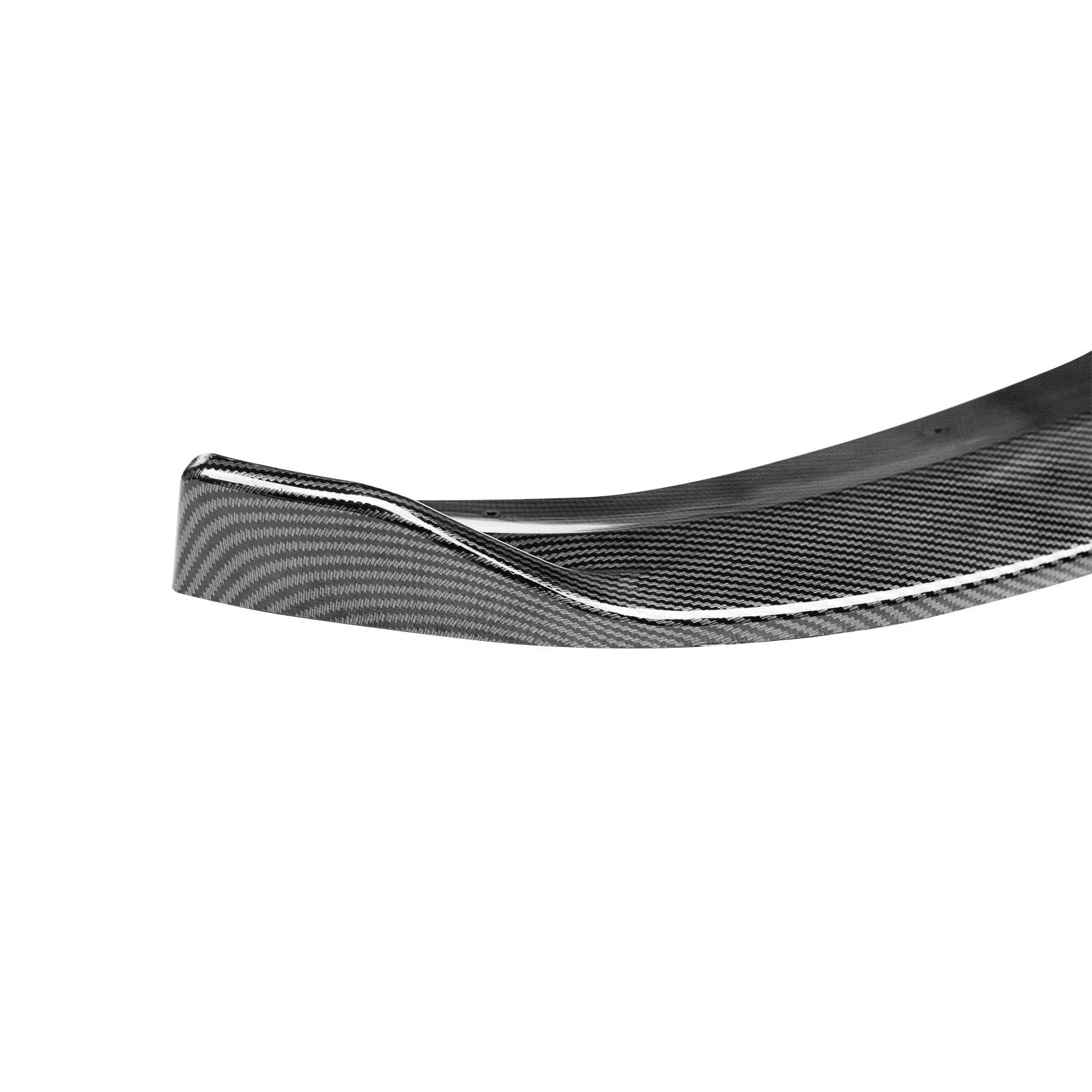 Front Splitter for 2015-2018 Mercedes-Benz C Class W205 Sport AMG-Line Front Bumper Lip Carbon Fibre Look