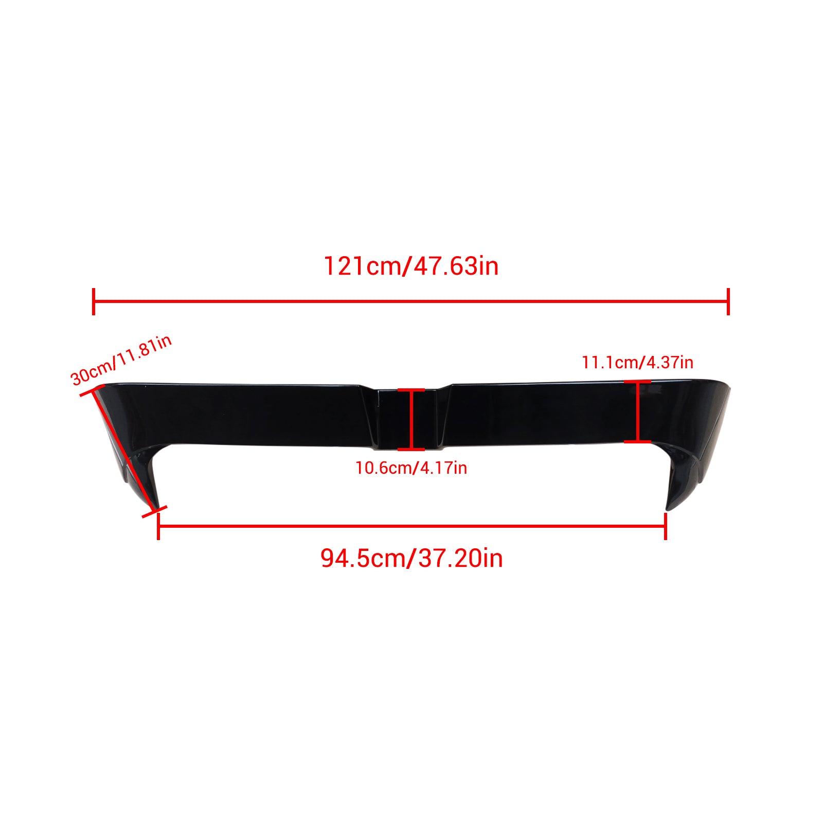 Rear Spoiler fof VW Golf 8 MK8 R GTD GTI Oettinger Style 2020-2023 Roof Spoiler Gloss Black
