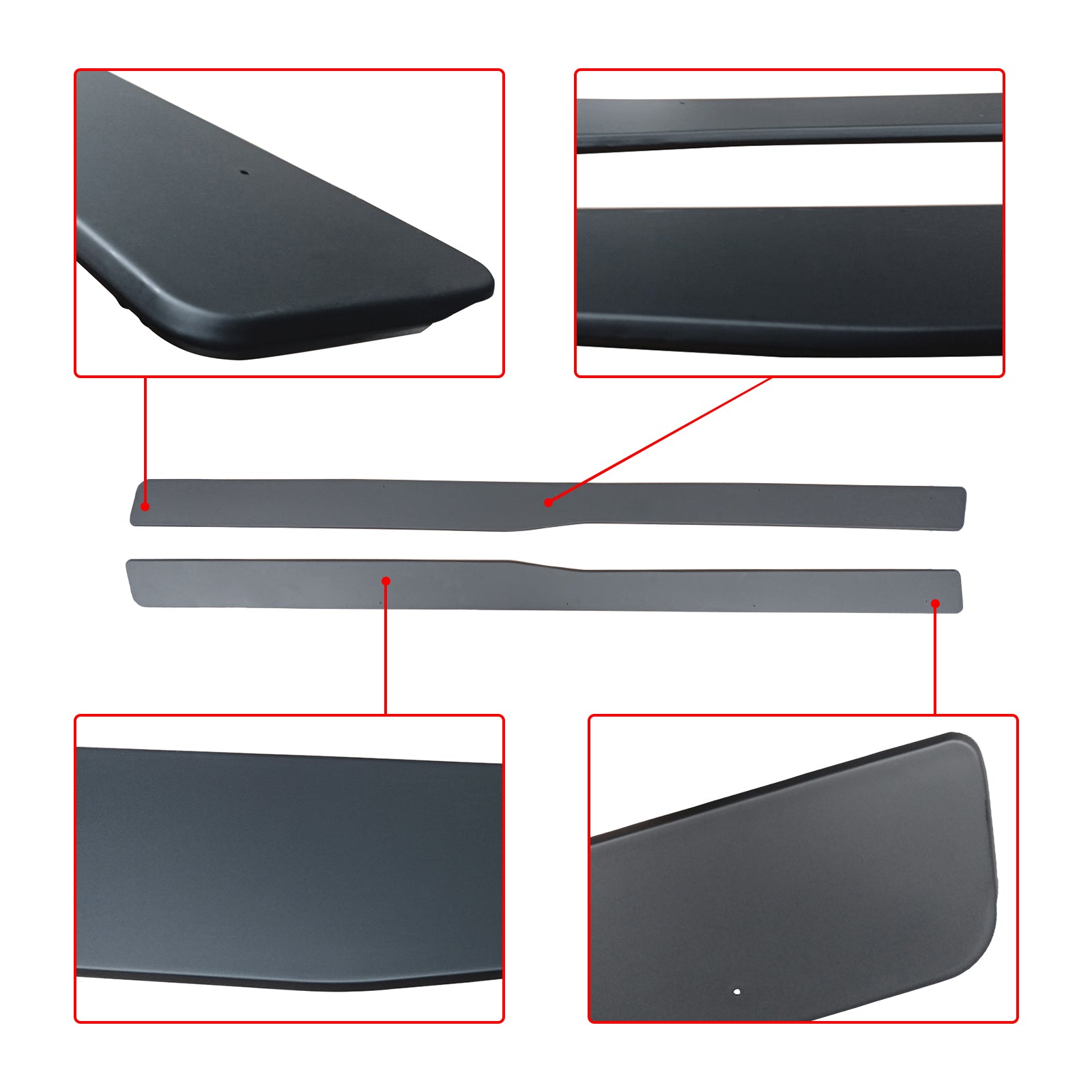 For BMW F80 M3 F82 M4 Side Skirts M Performance Style 2013-2018 Matte Black