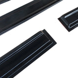 Upgrade your Land Rover Defender 90 110 130 with this 4-piece Wind Deflector set. No drilling required, these front and rear deflectors provide maximum protection against wind and debris while enhancing the vehicle's sleek design. Perfect for any adventure, you can confidently tackle any terrain in style.