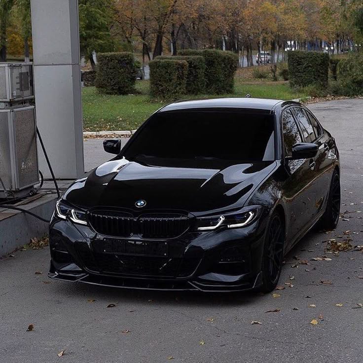 For 2019-2023 BMW 3 Series G20 G28 M Sport Front Bumper Lip Splitter Gloss Black