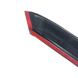 For 2014-2020 LEXUS IS250 IS350 IS200T Clip On Smoke Window Visor+ Black Trim