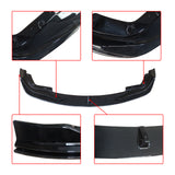 For 2019-2023 BMW 3 Series G20 G21 G28 M Sport Front Bumper Lip Splitter With Corner Pieces Gloss Black