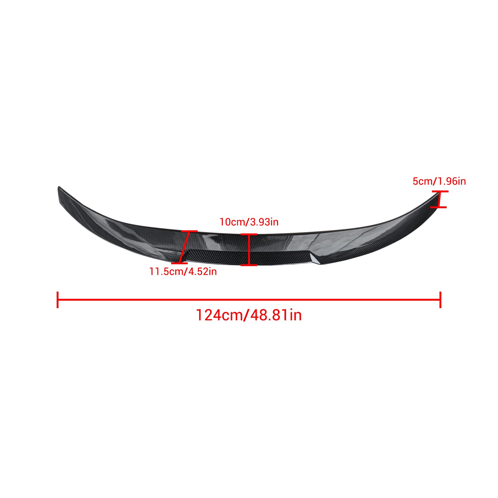 For BMW 3 Series F30 F80 M3 Rear Spoiler ABS M4 Style V2