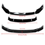 Front lip For 2019-2023 BMW X5 G05 M-Sport Front Bumper Splitter Gloss Black