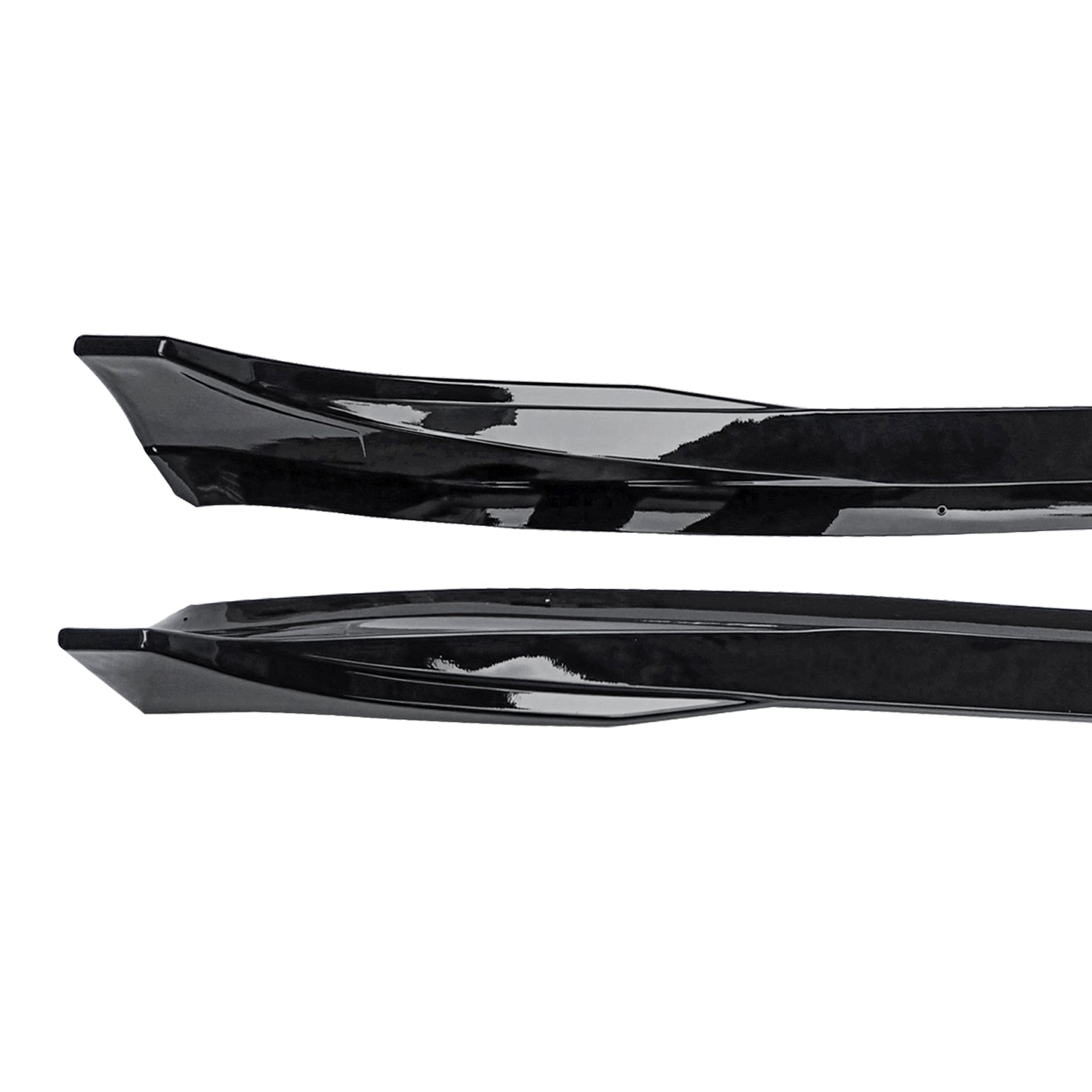 Side Skirts For 2017-2024 Tesla Model 3 Side Extension Lip Rocker Panel Gloss Black