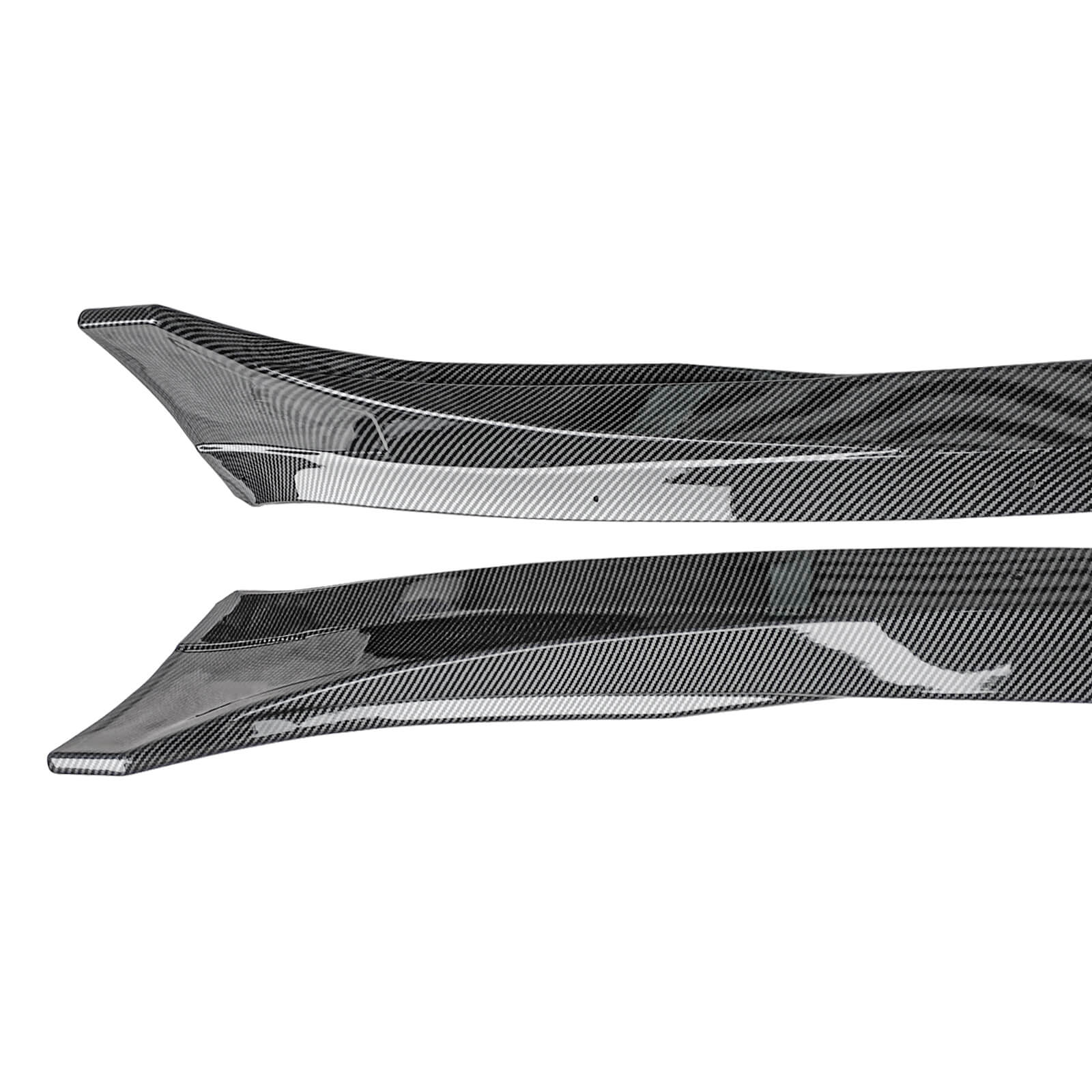 Side Skirts For 2017-2024 Tesla Model 3 Side Extension Lip Rocker Panel Carbon Fibre Look