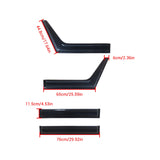 Upgrade your Land Rover Defender 90 110 130 with this 4-piece Wind Deflector set. No drilling required, these front and rear deflectors provide maximum protection against wind and debris while enhancing the vehicle's sleek design. Perfect for any adventure, you can confidently tackle any terrain in style.