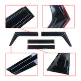 Upgrade your Land Rover Defender 90 110 130 with this 4-piece Wind Deflector set. No drilling required, these front and rear deflectors provide maximum protection against wind and debris while enhancing the vehicle's sleek design. Perfect for any adventure, you can confidently tackle any terrain in style.