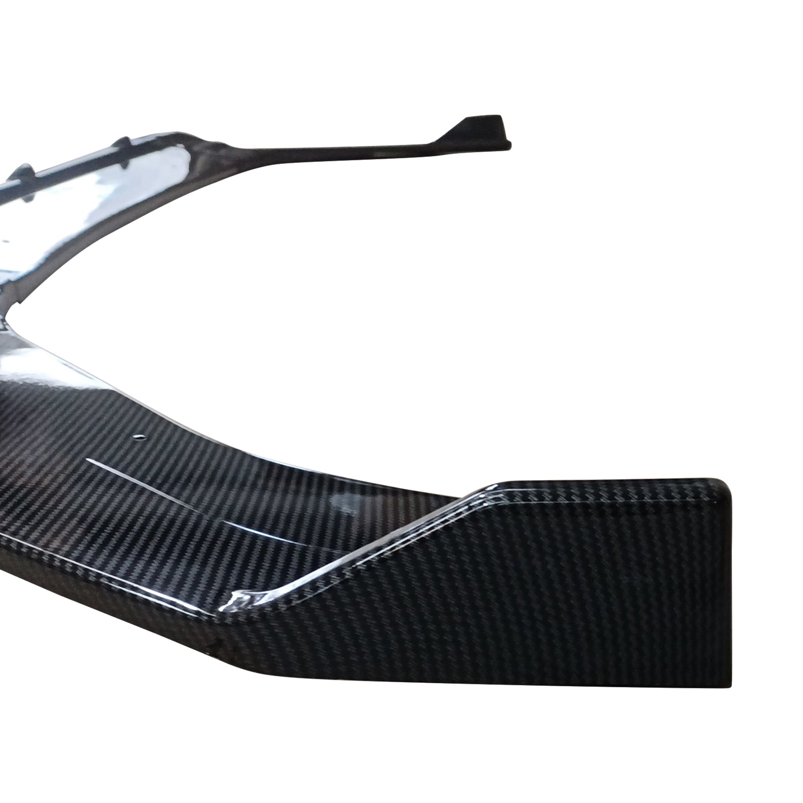 Front Bumper Lip Splitter For VW Golf MK7 MK7.5 R GTD GTI TSI TDI 2013-2020 Carbon Fibre Look