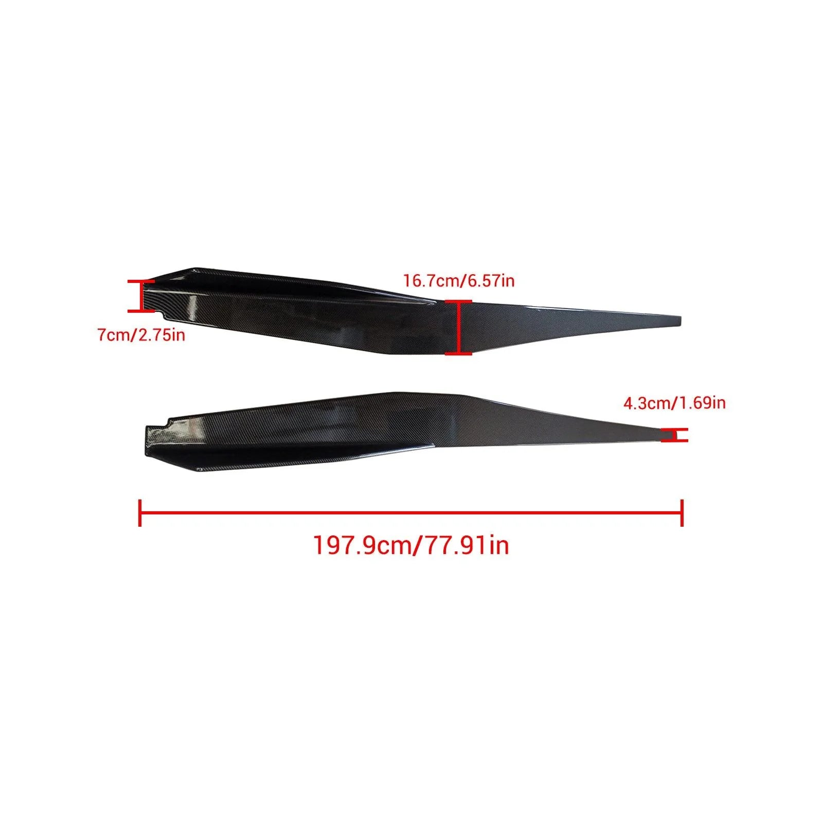 MMO For 2020–2025 Chevy Corvette C8 Side Skirts – 5VM Style Rocker Panel Extensions