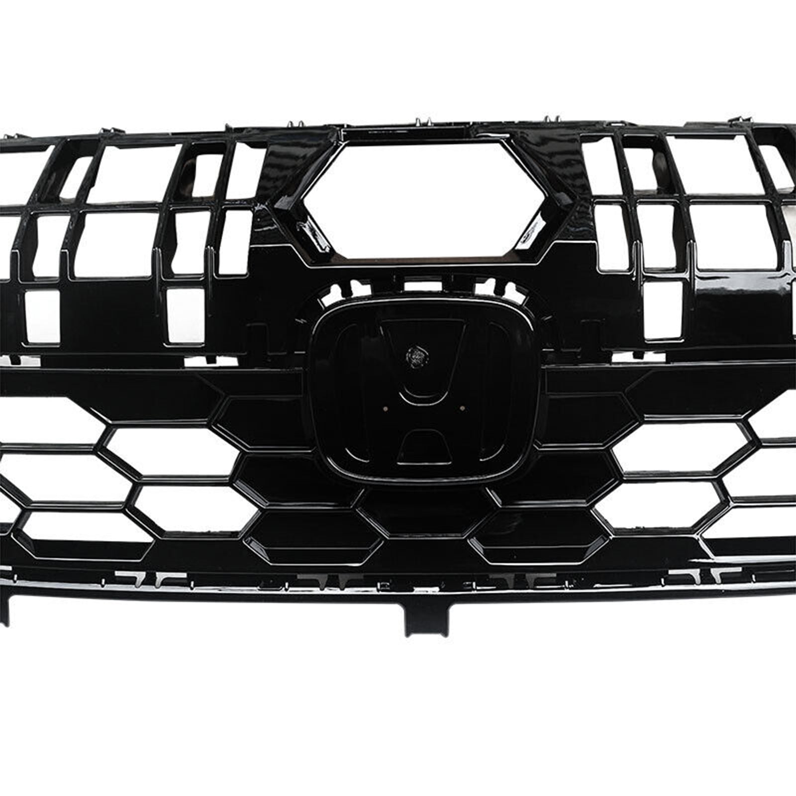 MMOMOTORSPORT Front Grille For 2022 2023 11th Gen Honda Civic 4 Door Sedan Honeycomb Style
