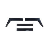 Upgrade your Land Rover Defender 90 110 130 with this 4-piece Wind Deflector set. No drilling required, these front and rear deflectors provide maximum protection against wind and debris while enhancing the vehicle's sleek design. Perfect for any adventure, you can confidently tackle any terrain in style.