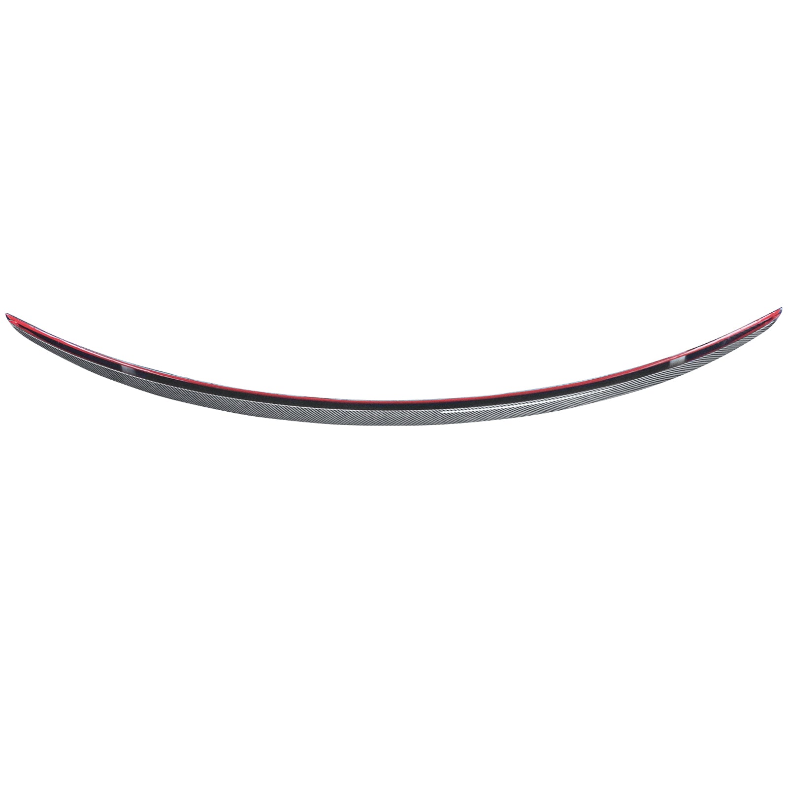 Rear Spoiler For 2017-2023 Tesla Model 3 Trunk Wing Spoiler Splitter  Carbon Fibre Look