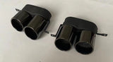 BMW 3 series G20 Universal Gloss Black Tailpipe Tips 2019-2025 Gloss Black