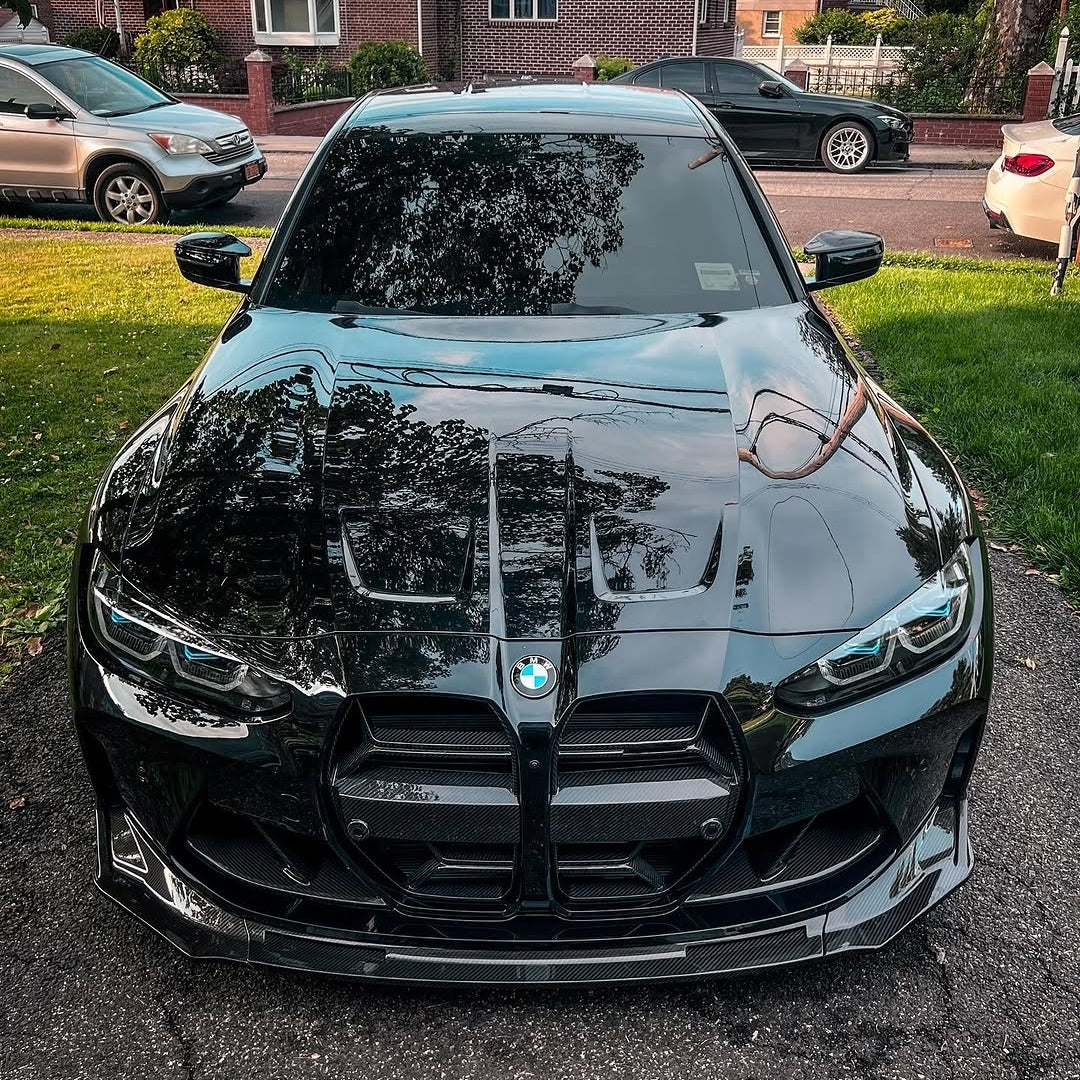 Front Bumper Grille For BMW G80 M3 G82 G83 M4 2021-2025 CSL Style Carbon Fibre Look