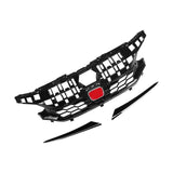 MMOMOTORSPORT Front Grille For 2022 2023 11th Gen Honda Civic 4 Door Sedan Honeycomb Style