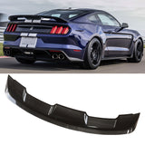 Rear Spoiler For 2015-2023 Ford Mustang Coupe GT500 Style Rear Trunk Wing Carbon Fibre Look