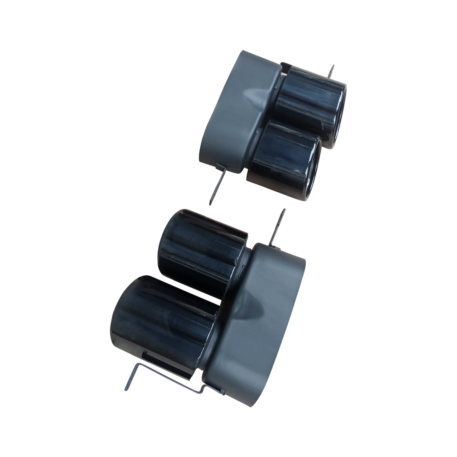 BMW 3 series G20 Universal Gloss Black Tailpipe Tips 2019-2025 Gloss Black