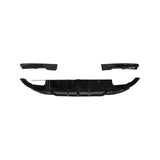 Rear Diffuser For BMW 3 Series G20 LCI 2023-24 Rear Bumper Lip with LED Light Gloss Black