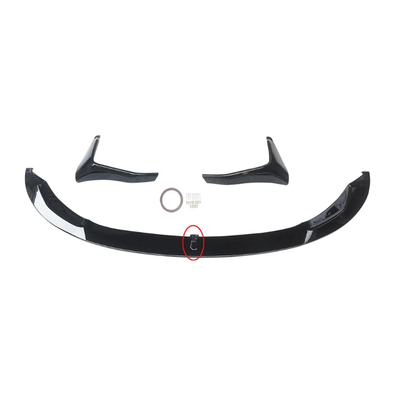 MMO For 2015-2020 BMW F80 M3 F83 F82 M4 Front Lip M Performance 4 Pieces ABS Painted Front Splitter
