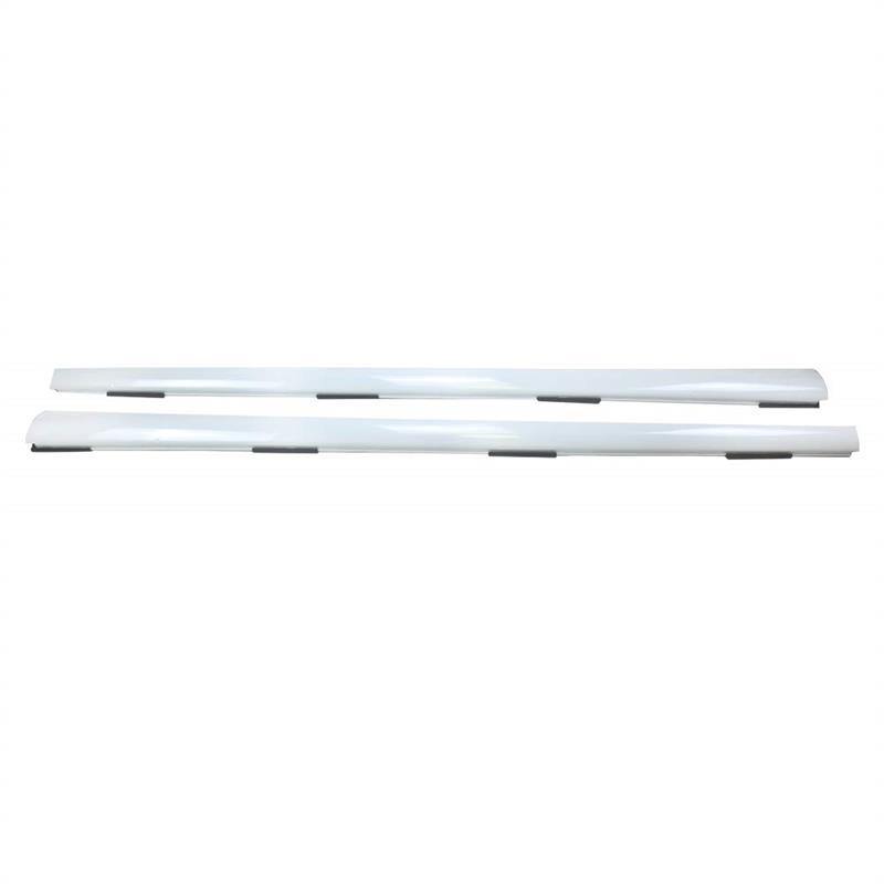 Side Skirts For 2013-2017 Audi A3 Hatchback Side Bottom Extension Lips Glacier White