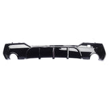 For 2021-2024 BMW 4 Series G22 G23 M-Sport Rear Diffuser W/Break Light Gloss Black