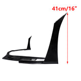 Front Lip For 2015-2017 Ford Mustang Front Bumper Lip Splitters Gloss Black