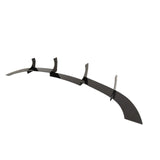 Rear Bumper Diffuser For 04-09 VW Golf MK5 R32 Shark Fin Style Gloss Black