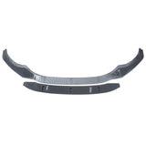 Front Lip For 2018-2021 BMW G01 X3 G02 X4 M-Sport 2PCs Front Bumper Splitter Carbon Fibre Look