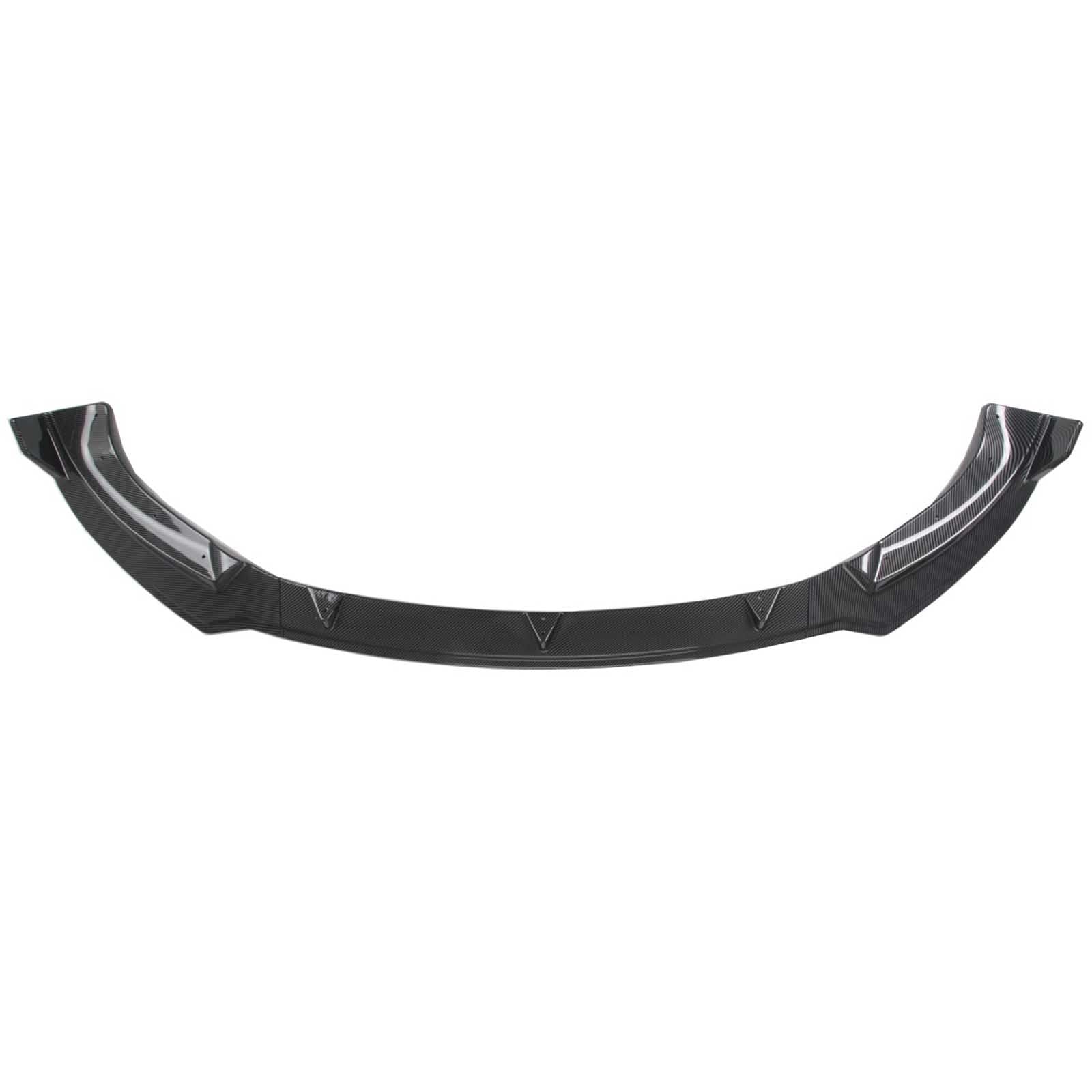 Front Bumper Lip For 2020-2024 Tesla Model Y Front Splitter Carbon Fibre Look