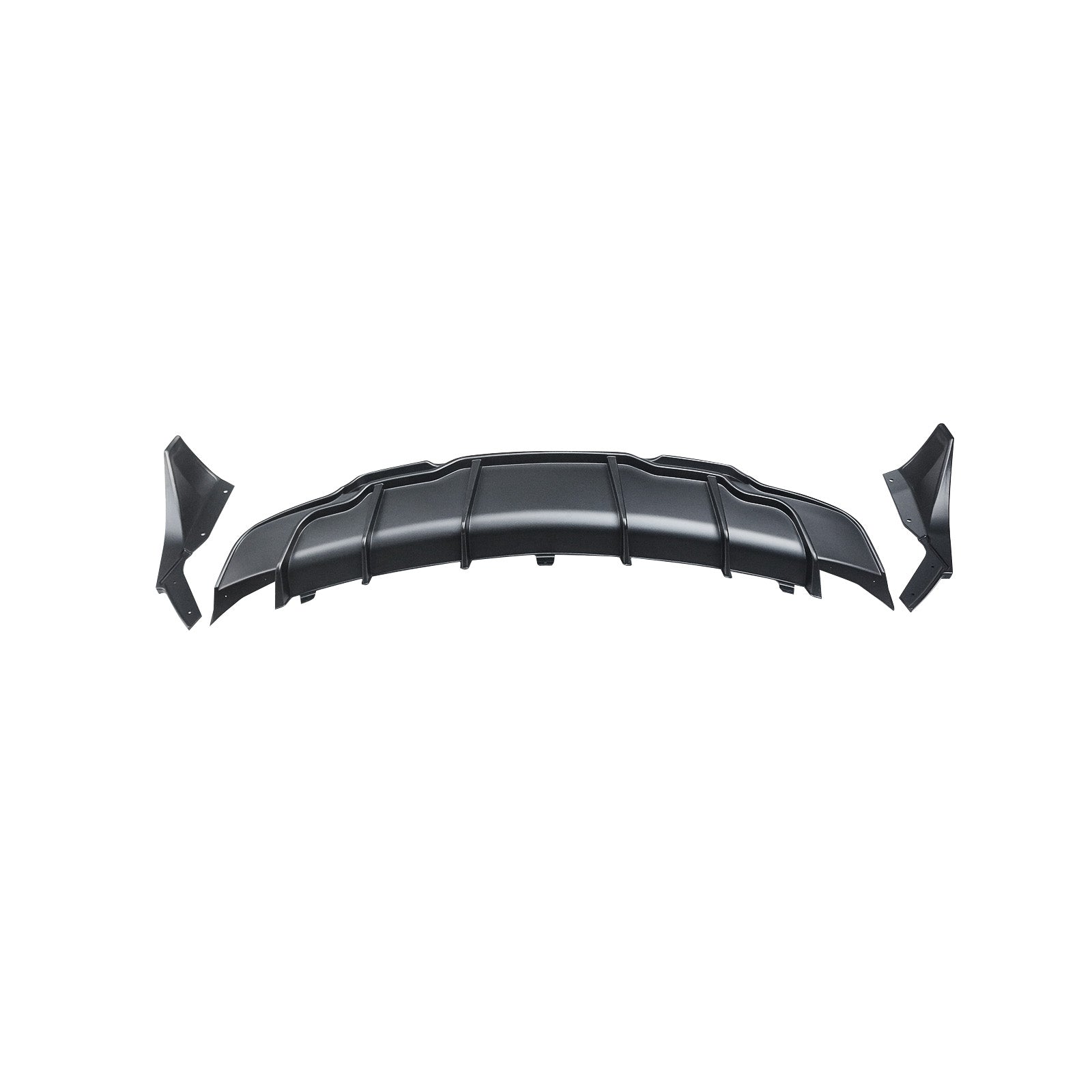 For 2017-2023 Tesla Model 3 Rear Bumper Lip Diffuser with Aprons Splitters Matte Black