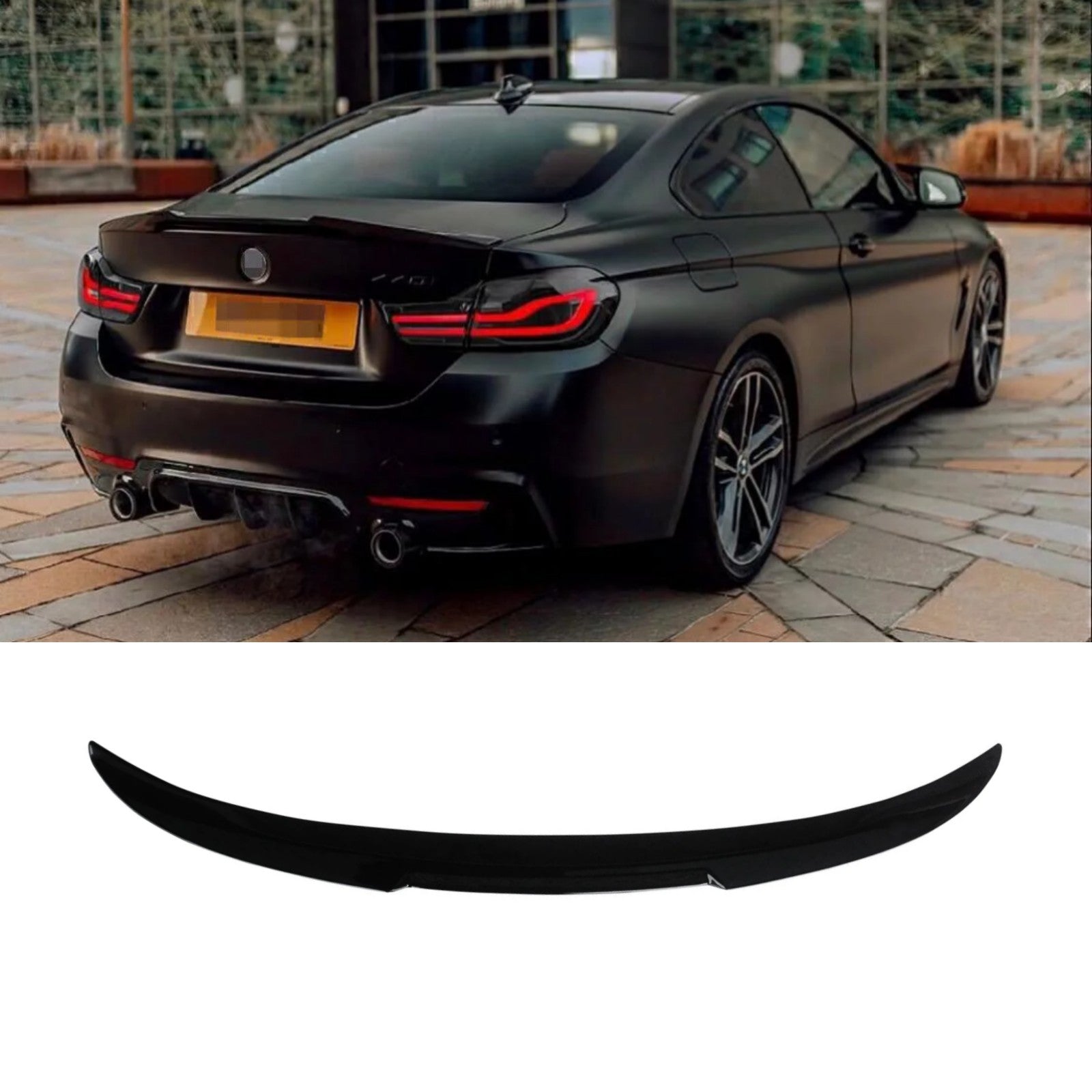 Rear Spoiler For BMW F80 M3 3 Series 320i 325i 335i 340i Sedan M4 Style Trunk Wing Gloss Black