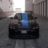 For 2019-2023 BMW 3 Series G20 G28 M Sport Front Bumper Lip Splitter Gloss Black