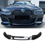 Frontlippe für BMW 4er Gran Coupé G26 i4 2022-2024 M-Sport Frontspoilerlippe Splitter