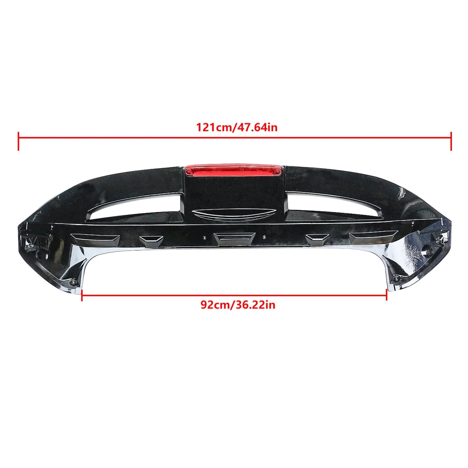Rear Spoiler For Ford Fiesta ST Style MK7 MK7.5 Spoiler 2009-2019 Gloss Black Trunk Wing